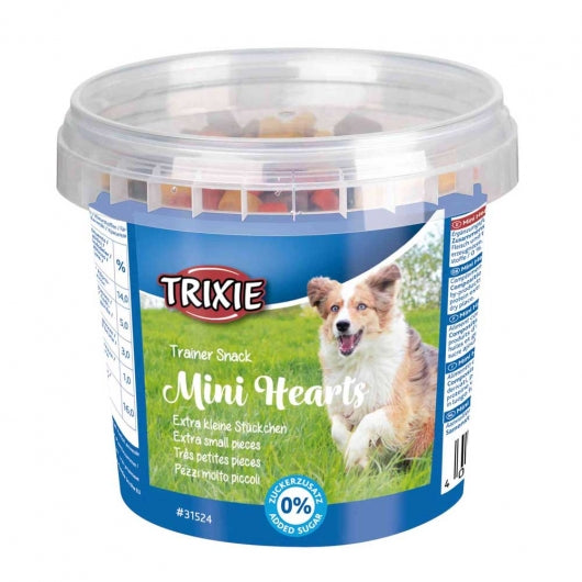 Trixie Trainer Snack Mini Hearts 200g – Kleine, weiche Leckerlis für Training und Belohnung