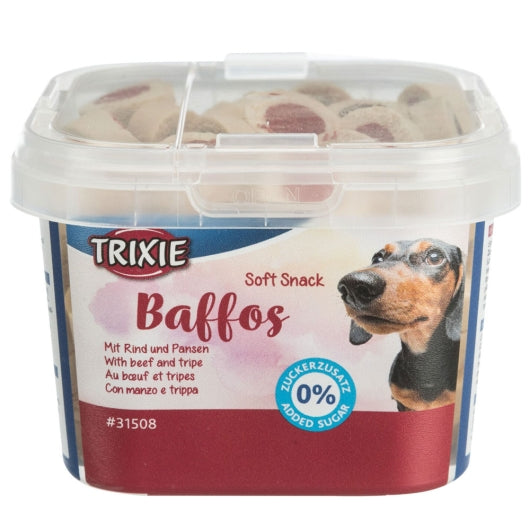 Trixie Soft Snack Baffos Rind und Pansen - 140g für kleine Hunde und Welpen