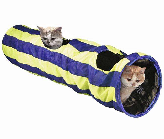 Karlie In- und Outdoor Rascheltunnel Feline Cruiser – Spielspaß für Katzen